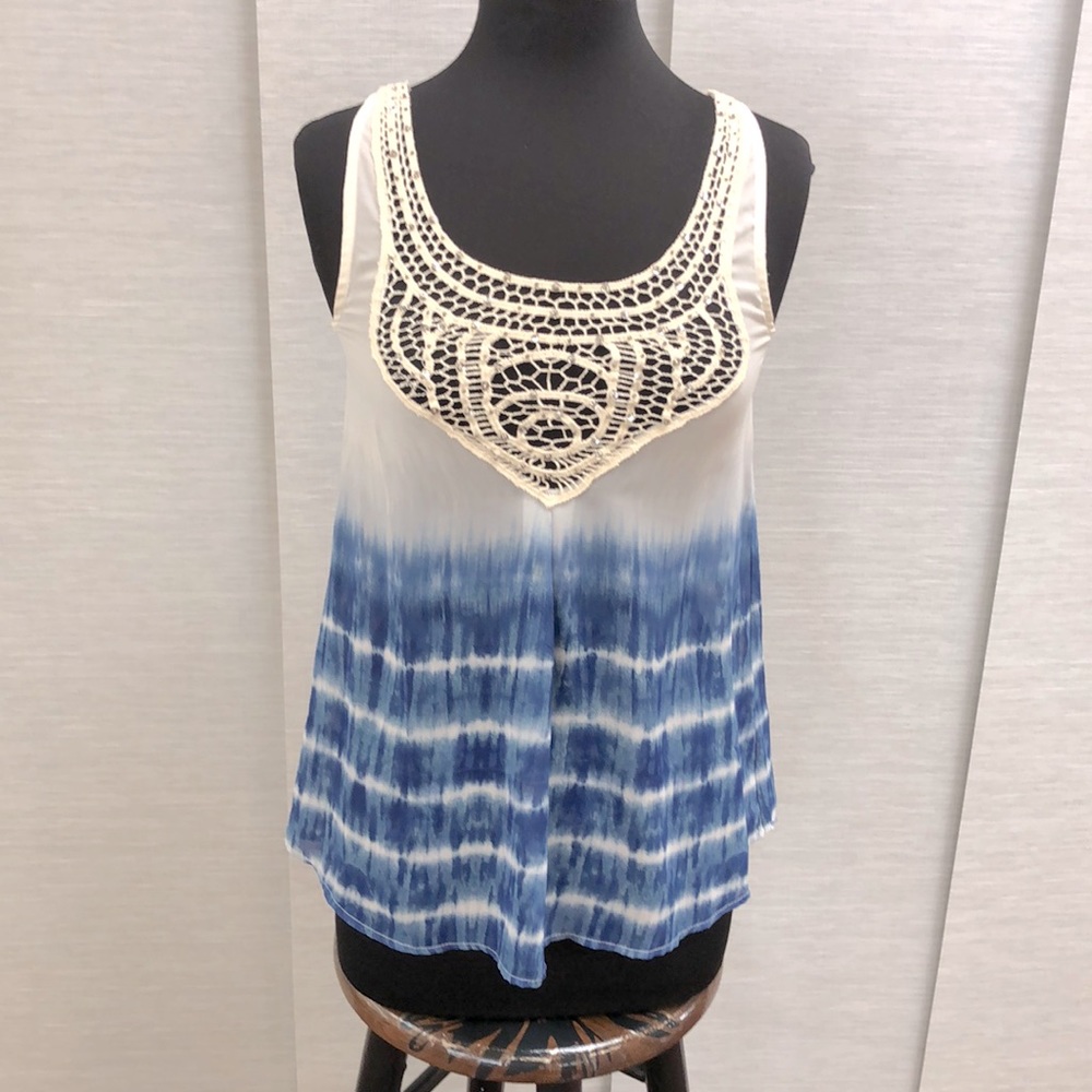 Sheer tank top